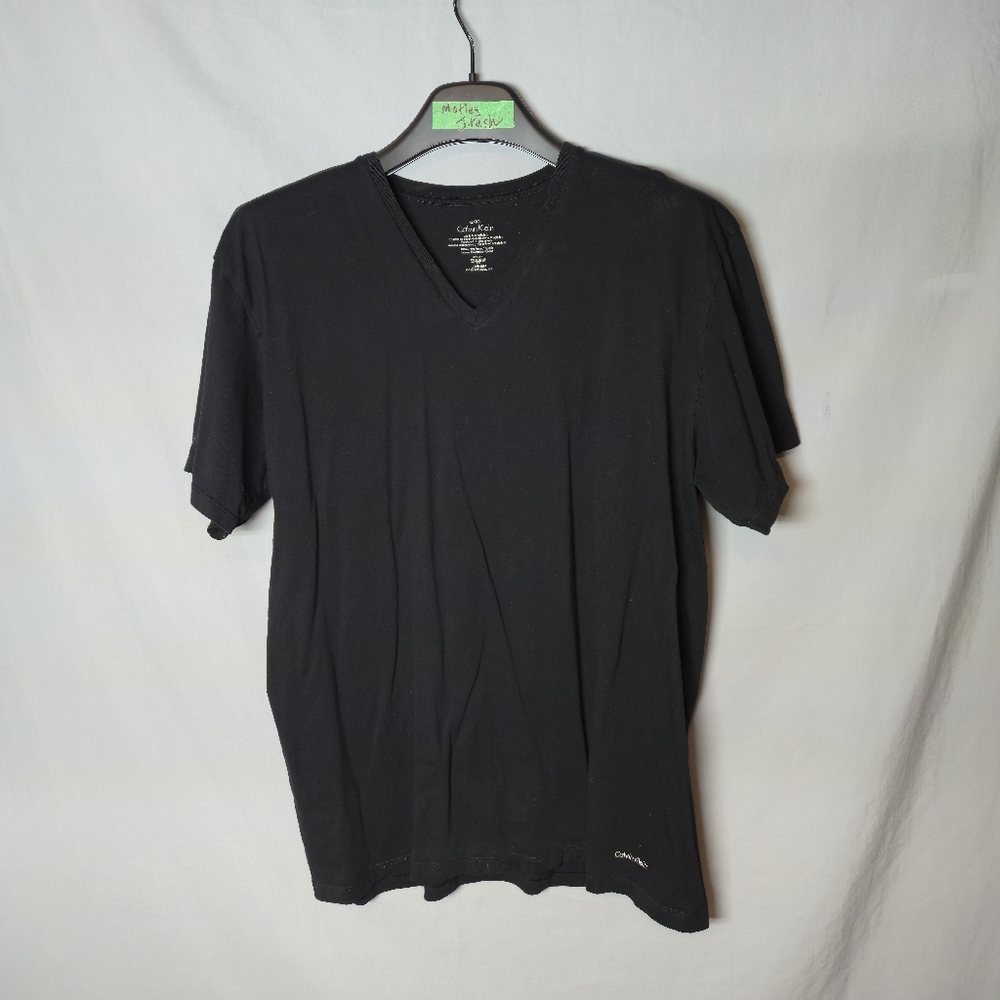 Calvin Klein Men's Short Sleeve V Neck Tee Size XL